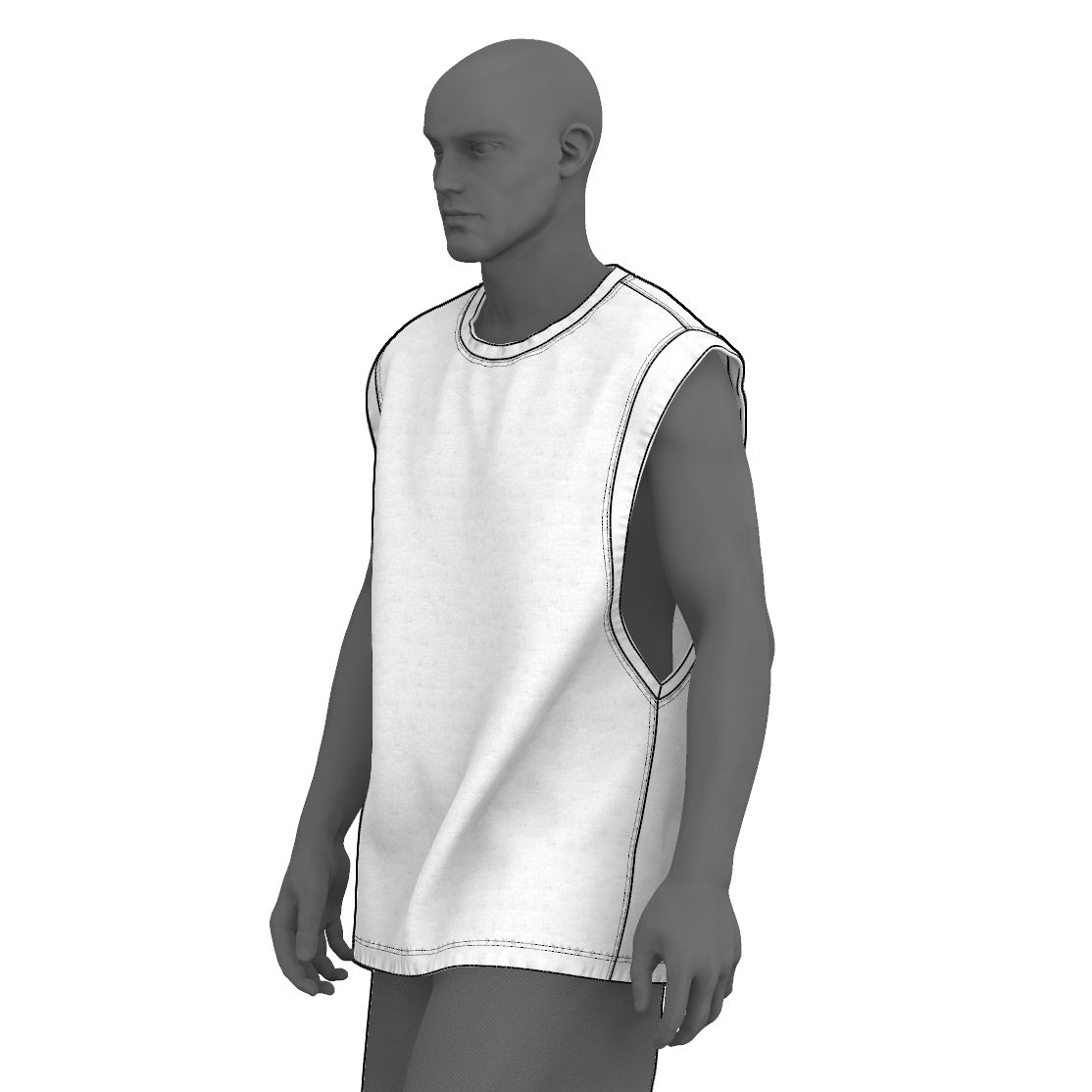 Muscle shirt / Oversized Tanktop