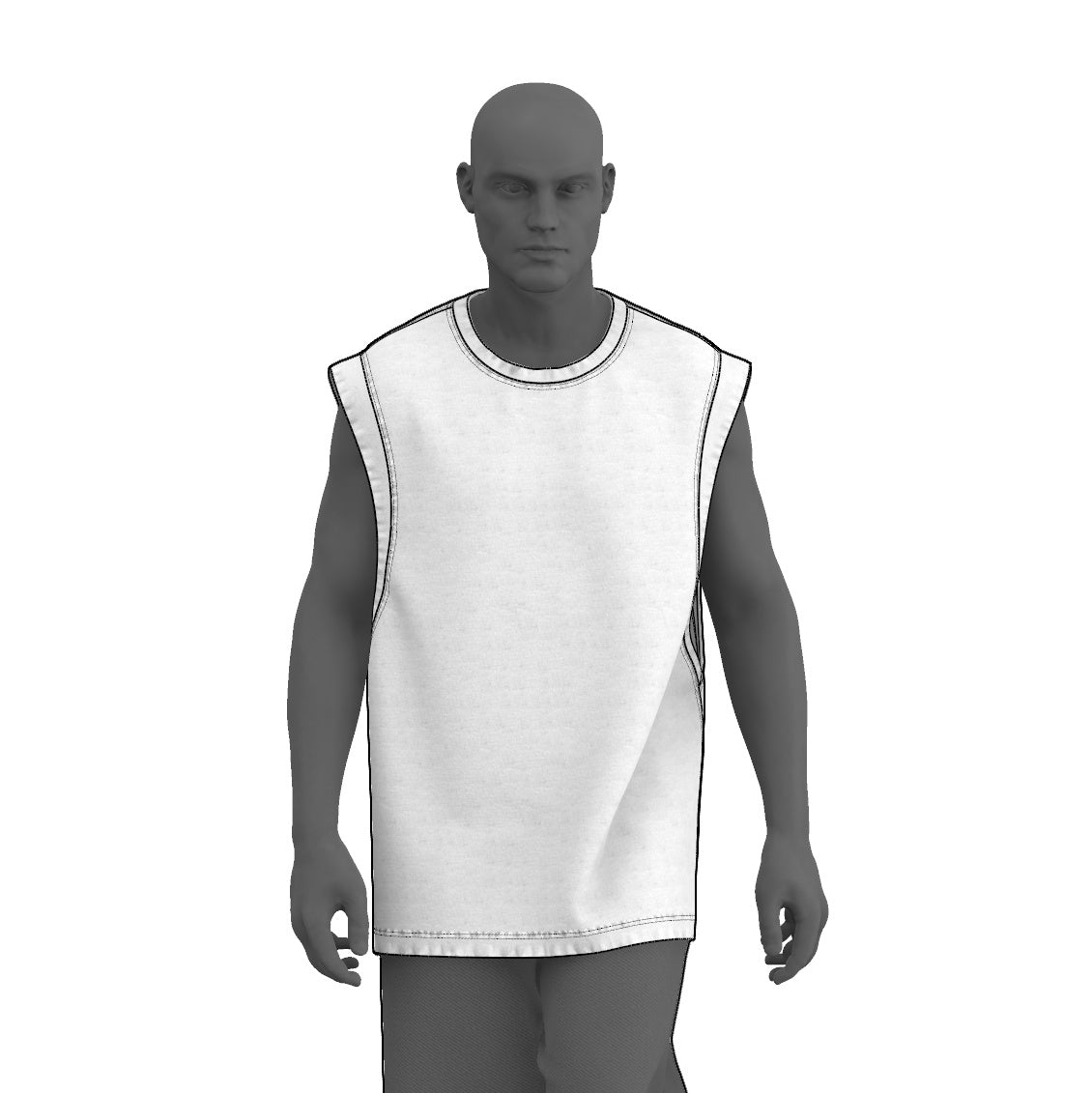Muscle shirt / Oversized Tanktop