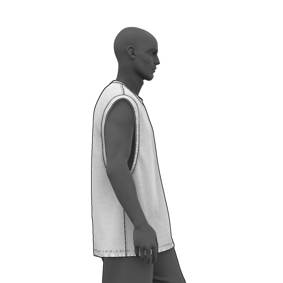 Muscle shirt / Oversized Tanktop