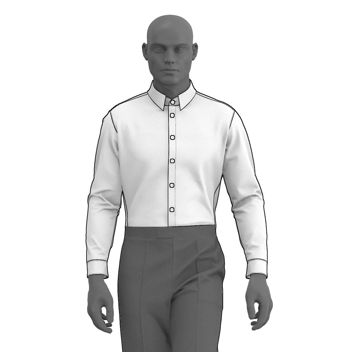 Tailored Shirt athletic fit