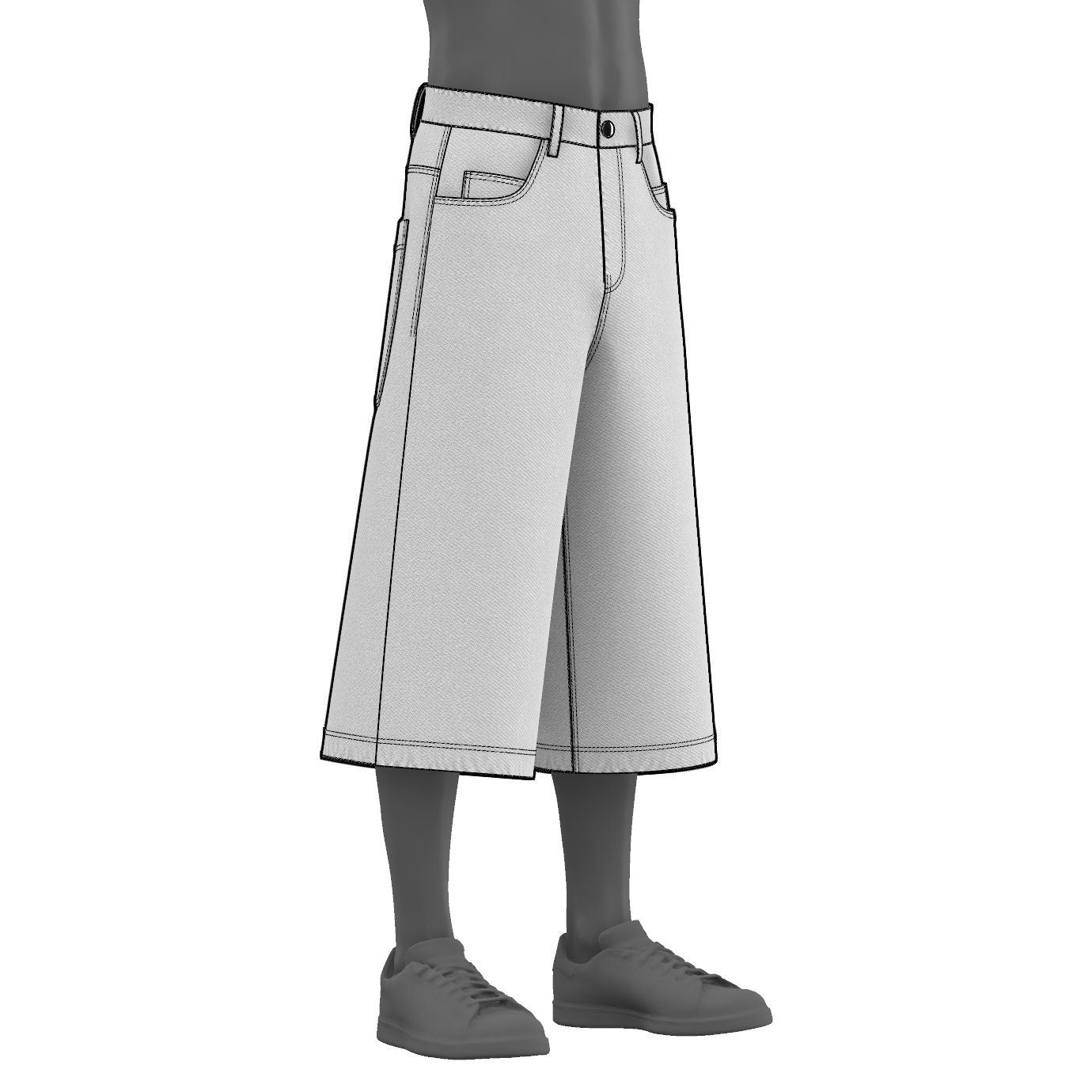 Phat Jorts Baggy Bermuda Jeans