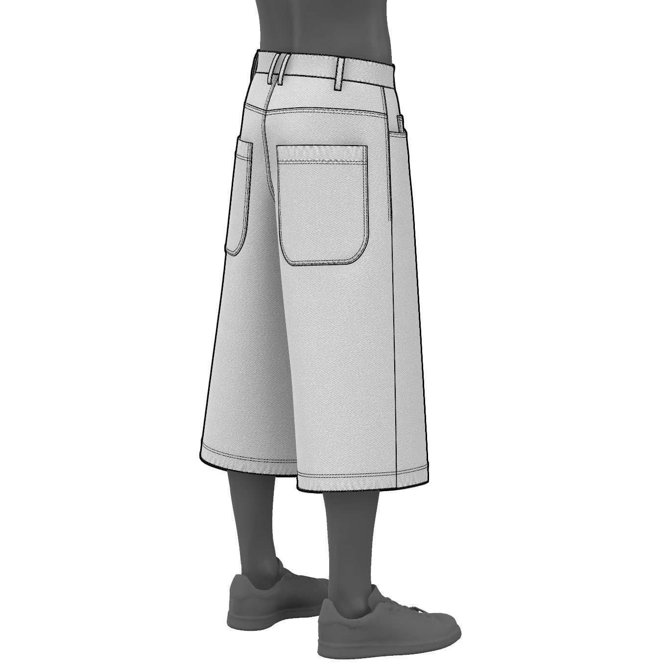 Phat Jorts Baggy Bermuda Jeans