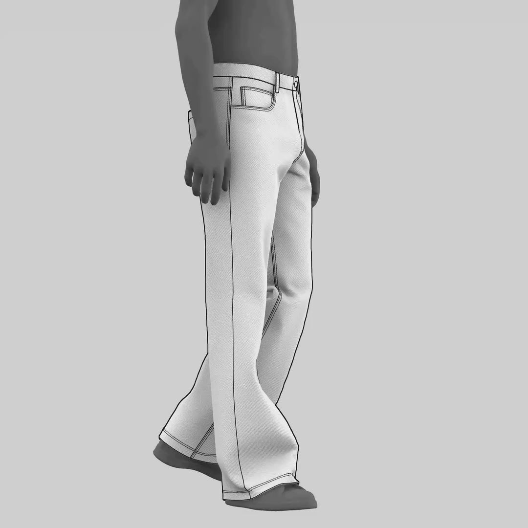mascultory flared jeans video