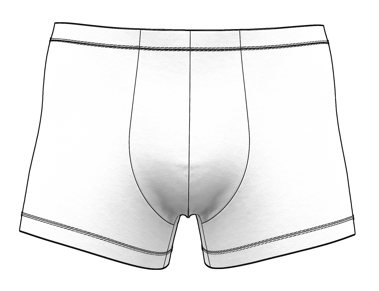 Boxer Briefs with separating layer