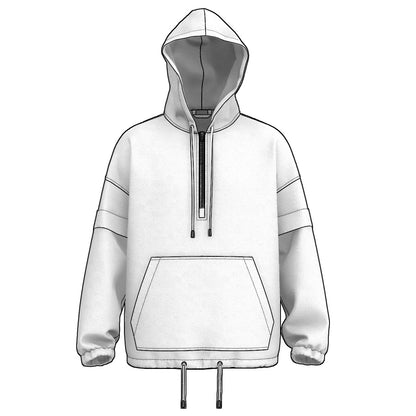Half-Zip Hooded Jacket