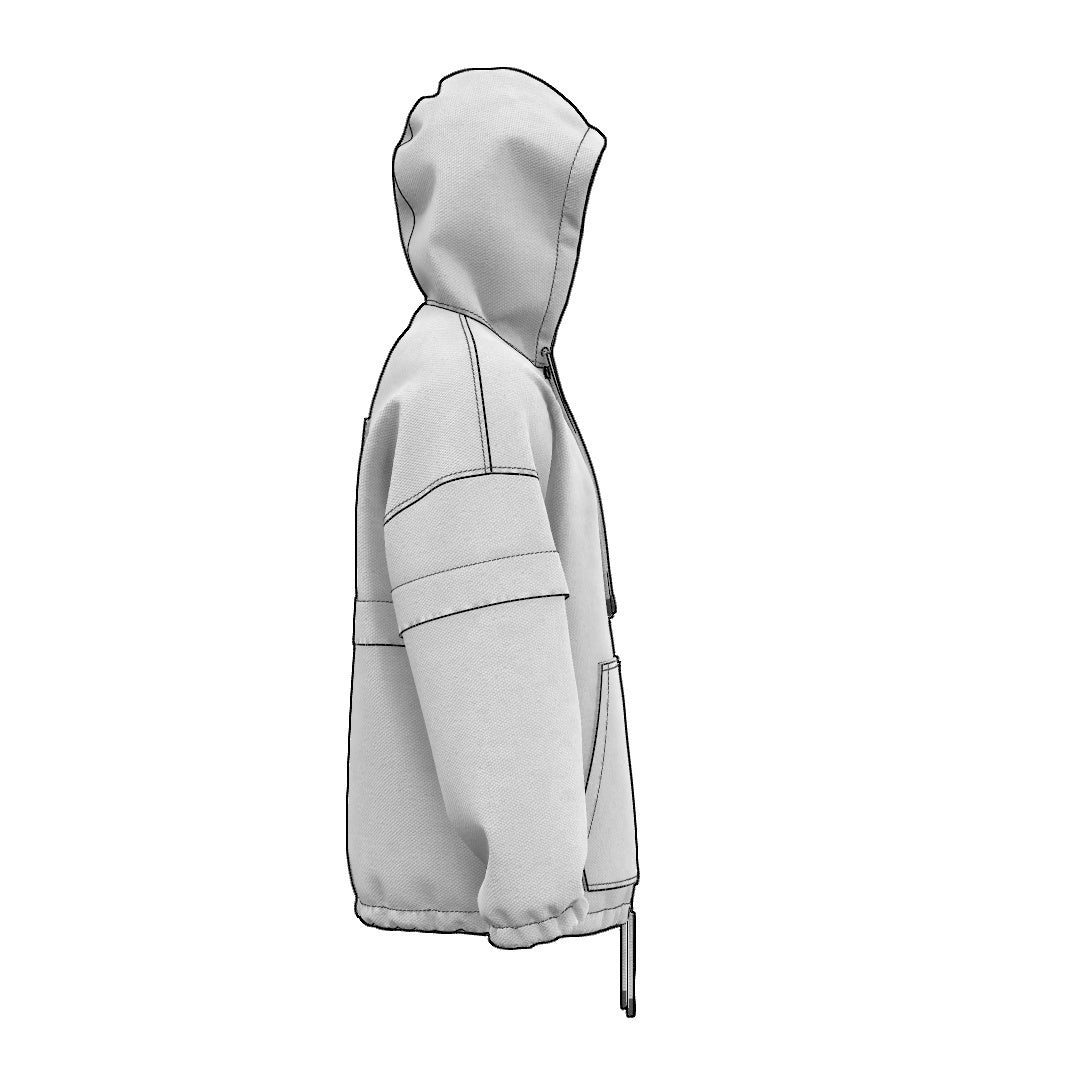 Half-Zip Hooded Jacket