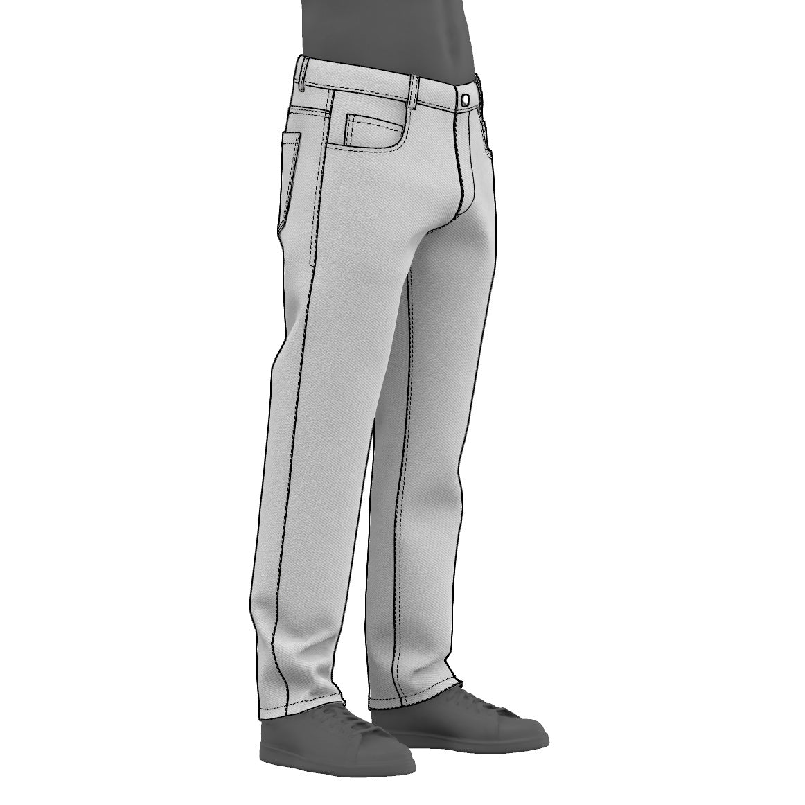 Tapered Jeans