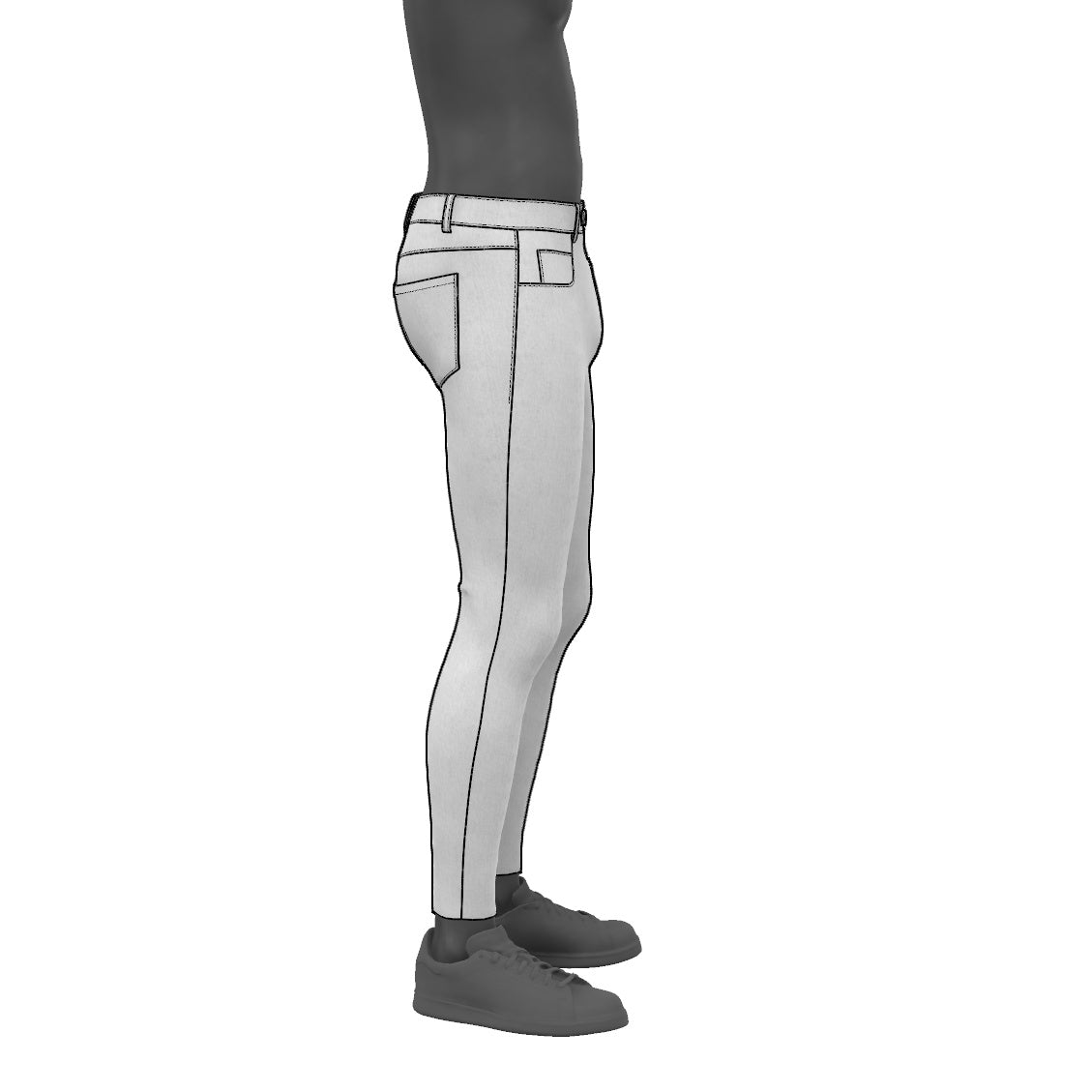 Slim Fit Jeans / Skinny Denim Pants