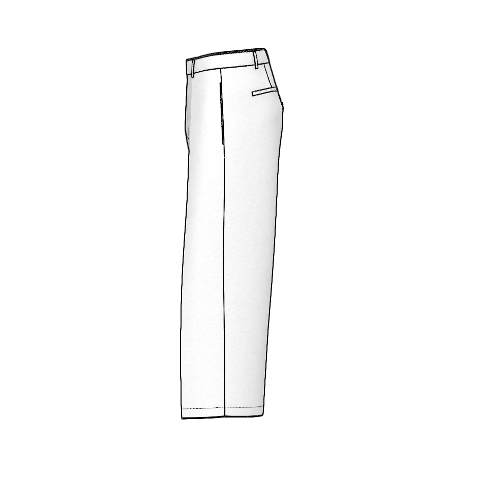 Wide Pleated Dress Pants