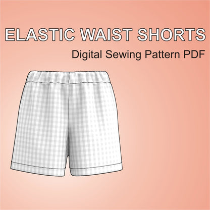 Elastic Waist Shorts for women