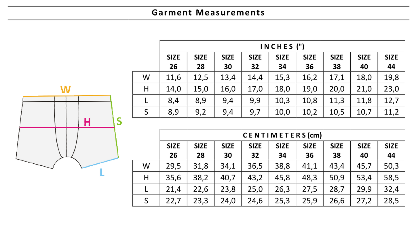 Boxer Briefs with separating layer