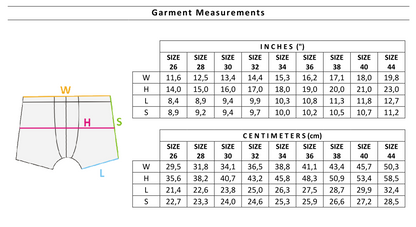 Boxer Briefs with separating layer