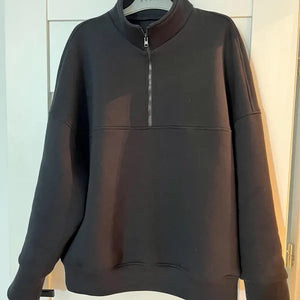 Von Kunden genaehtes Oversized Half Zipper Sweater – Review von AgaDressmaker