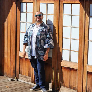 Von Kunden genaehtes Oversized Short Kimono – Review von Sergio