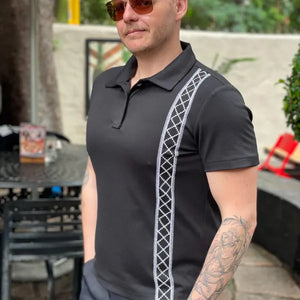Von Kunden genaehtes Fitted Polo Shirt – Review von James