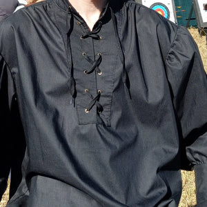 Von Kunden genaehtes Tailored Pirate Shirt with ruffles – Review von Dhoorki