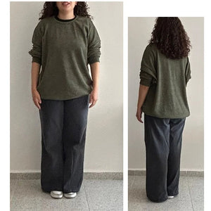Von Kunden genaehtes Oversized Crewneck Sweater – Review von Marian