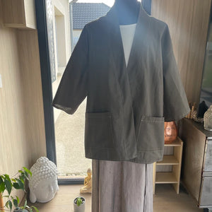 Von Kunden genaehtes Oversized Short Kimono – Review von Olivier