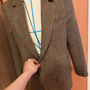Von Kunden genaehtes Single Breasted Blazer + Lining – Review von shinee