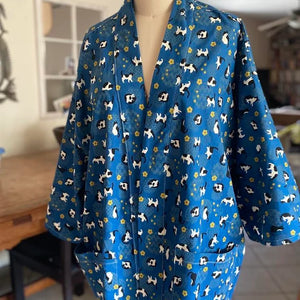 Von Kunden genaehtes Oversized Short Kimono – Review von Tedi