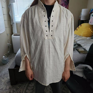 Von Kunden genaehtes Tailored Pirate Shirt with ruffles – Review von Betina