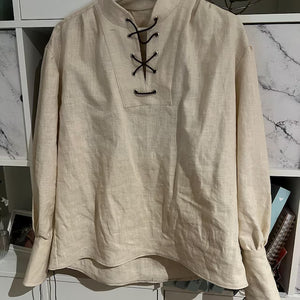 Von Kunden genaehtes Tailored Pirate Shirt with ruffles – Review von Claudia