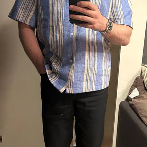 Von Kunden genaehtes Tropical Summer Shirt – Review von Théo