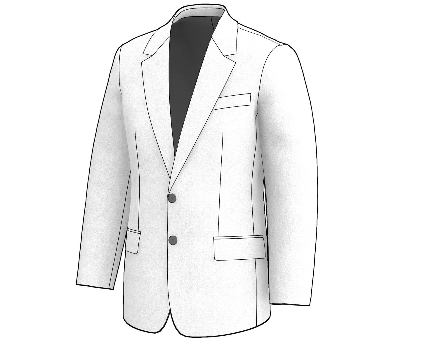 Single Breasted Blazer + Lining