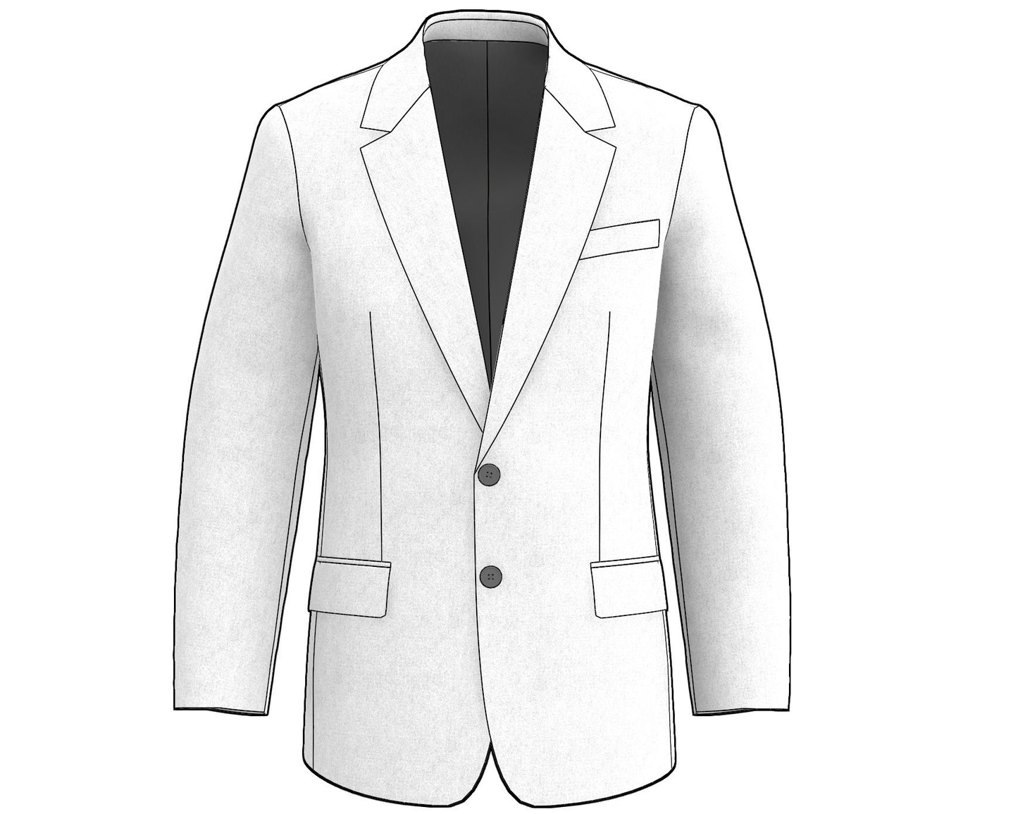 Single Breasted Blazer + Lining