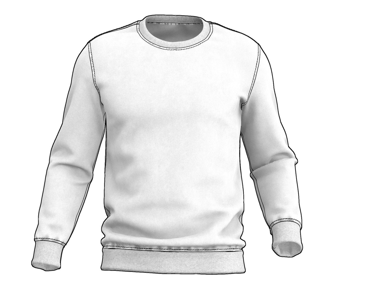 Fitted Crewneck Sweater