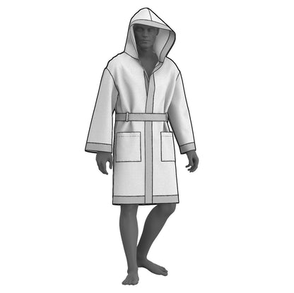 Simple Hooded Coat