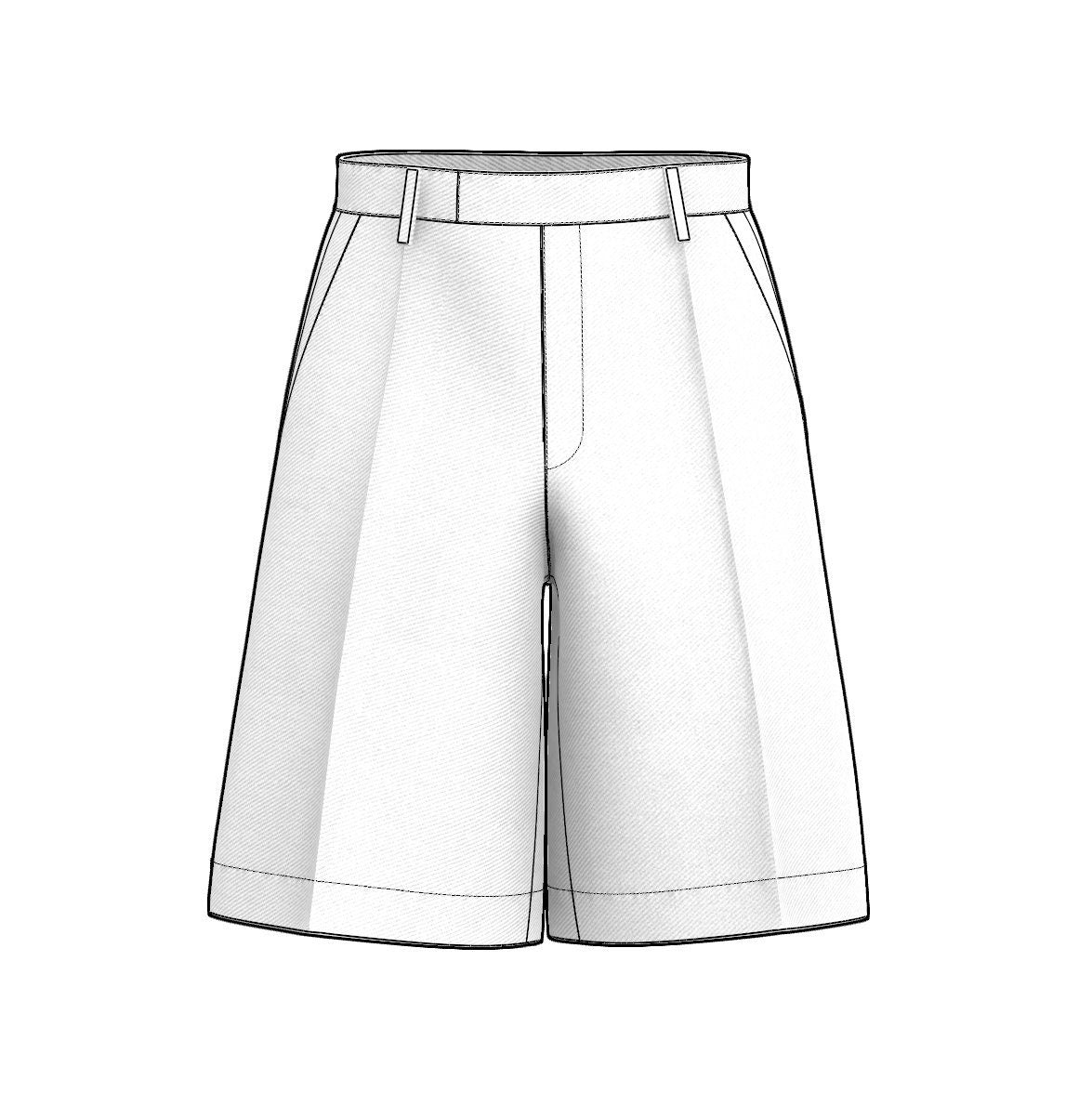 Oversized Bermudas / Dress Shorts