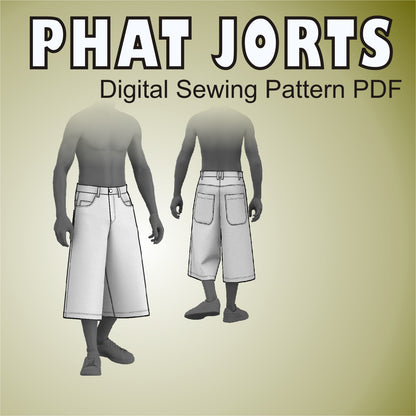 phat jorts sewing pattern by mascultory