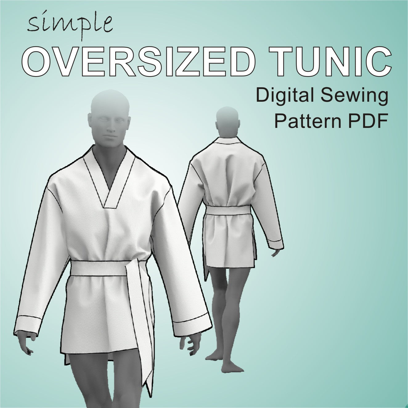 tunic sewing pattern pdf for men