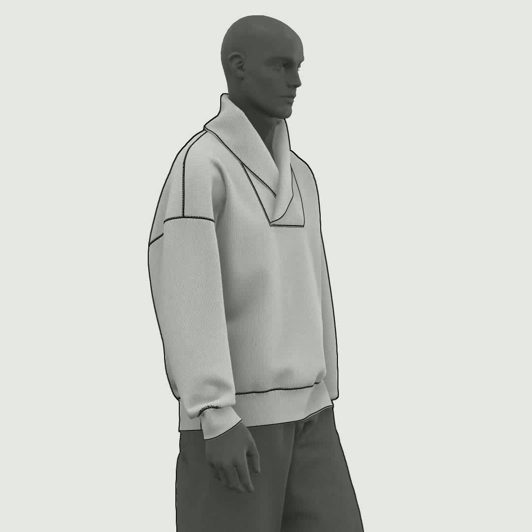 さらに100円引き◆MMLG◆SHAWL COLLAR SWEAT JUMPER FJ10100_FLINT_STONE_A.png?v=