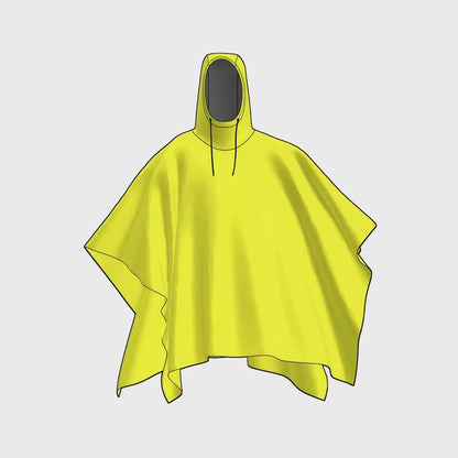 Hooded Rain Poncho / Cape