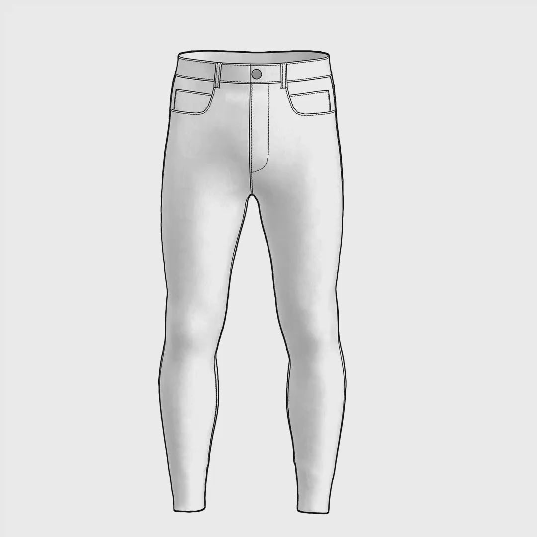 Slim Fit Jeans / Skinny Denim Pants Sewing Pattern PDF for men – mascultory